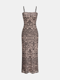 Printed Cami Maxi Dress