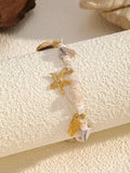 Starfish Shell Beach Charm Bracelet