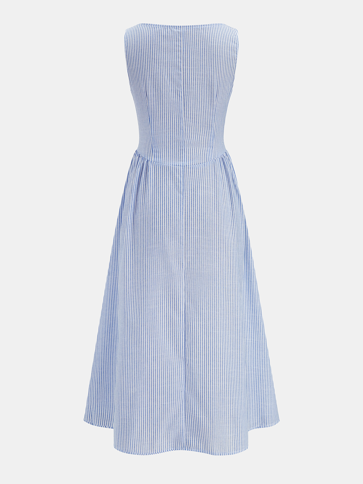 Sleeveless Striped Maxi Dress