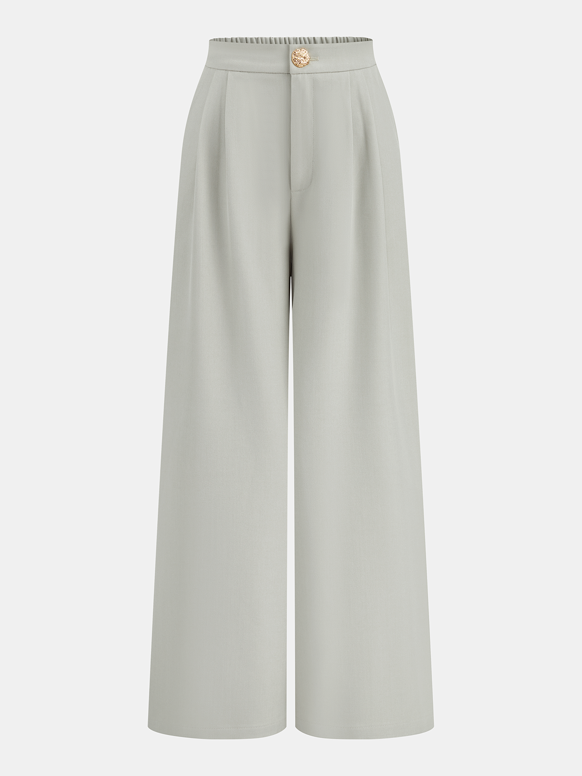 Lace Spliced Vest & Wide Leg Pants Set