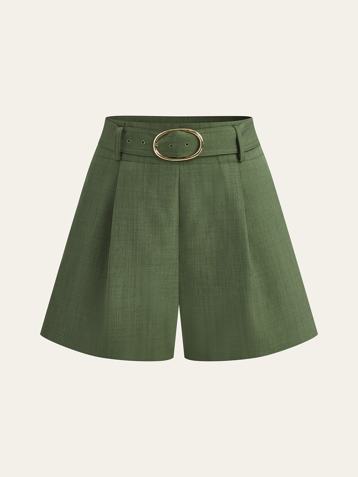 Belted Pocket Shorts