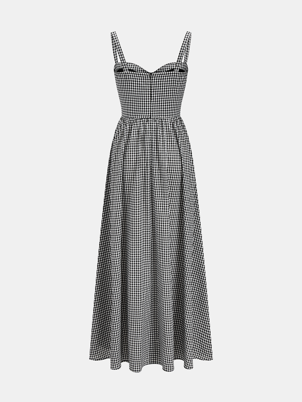 Gingham Cotton Cami Maxi Dress