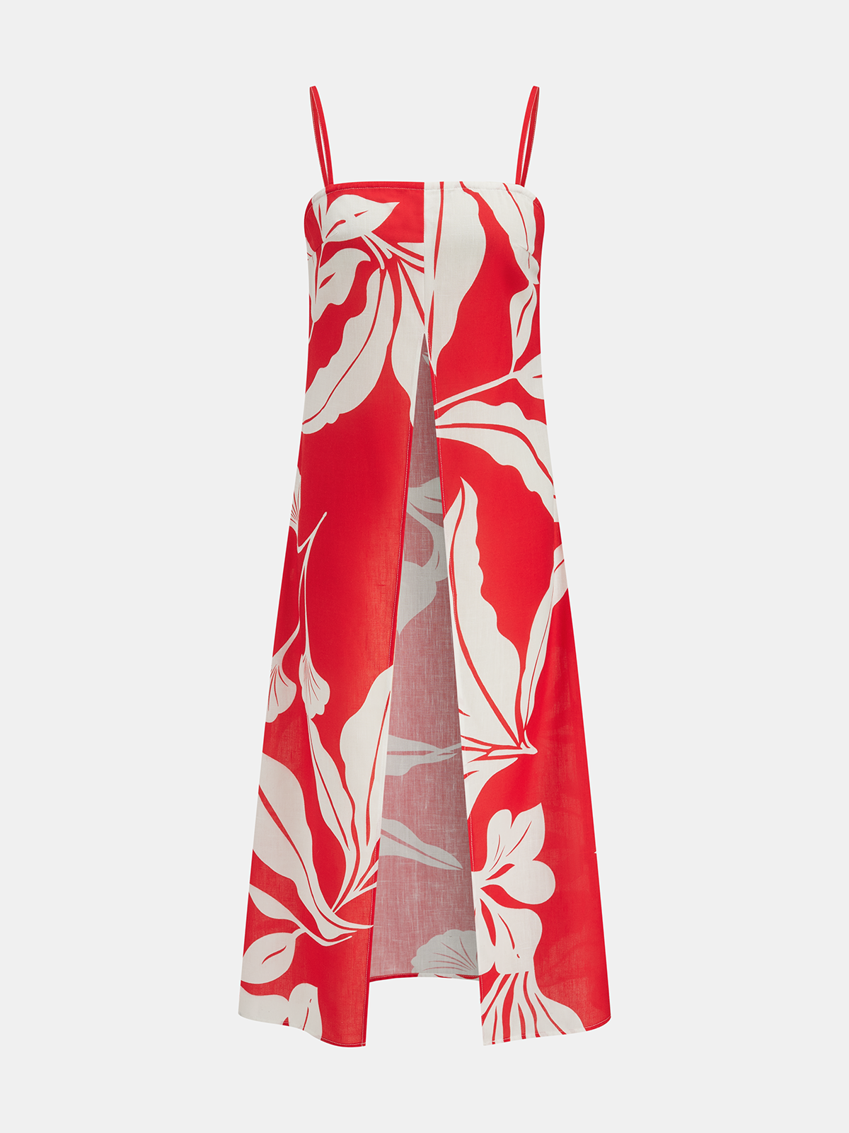 Leaf Printed Longline Cami Top