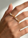 Freshwater Pearl Twisted Band Ring