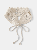 Crochet Lace Tie-Back Headband