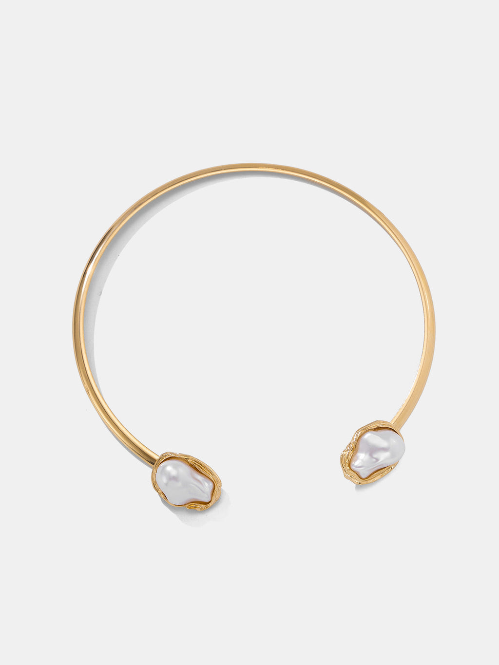 Baroque Pearl Open Choker Necklace