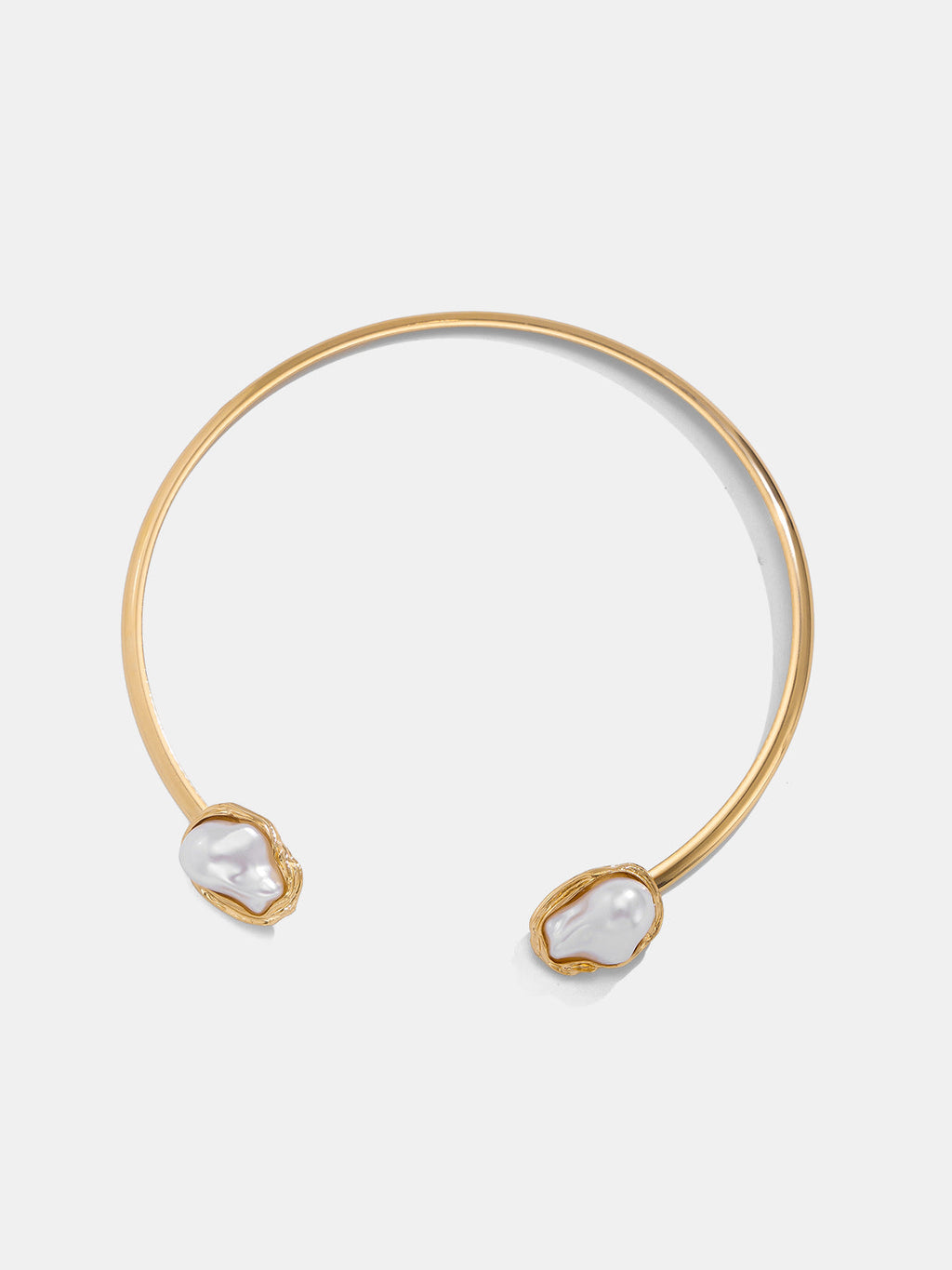 Baroque Pearl Open Choker Necklace