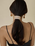 Double Band Rhinestone Ponytail Holder