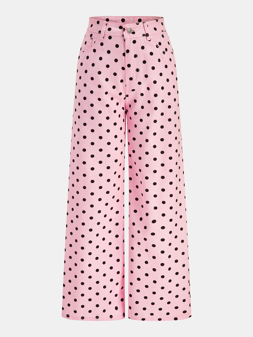 Polka Dot Wide Leg Pants