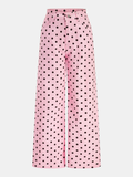 Polka Dot Wide Leg Pants