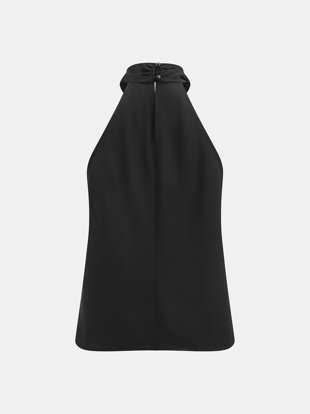 Twist-Front Halter Neck Top
