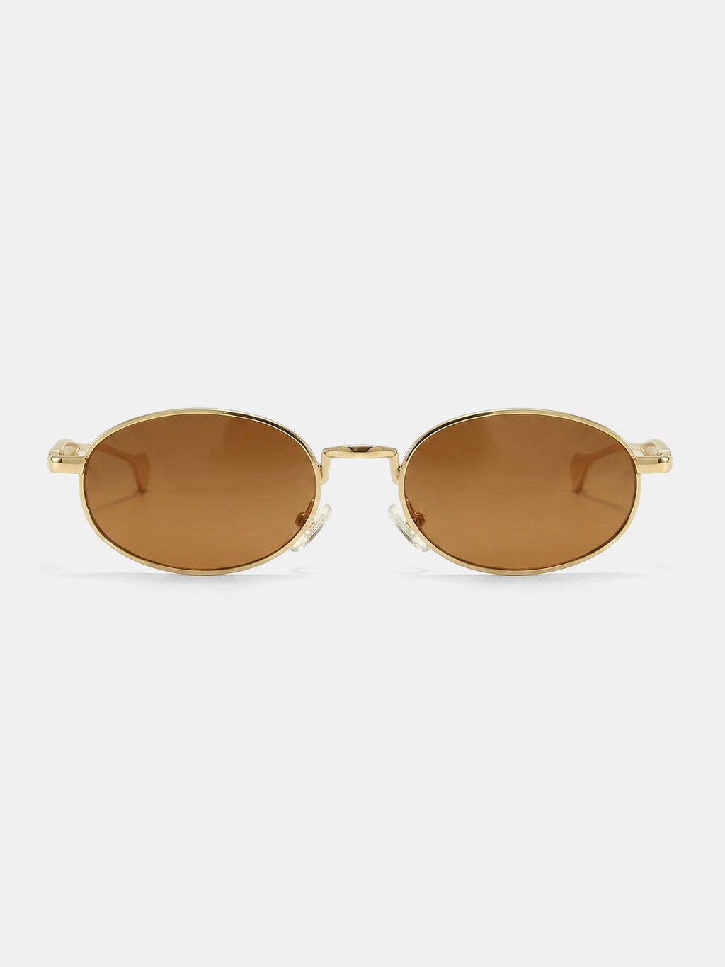 Retro Oval Metal Sunglasses