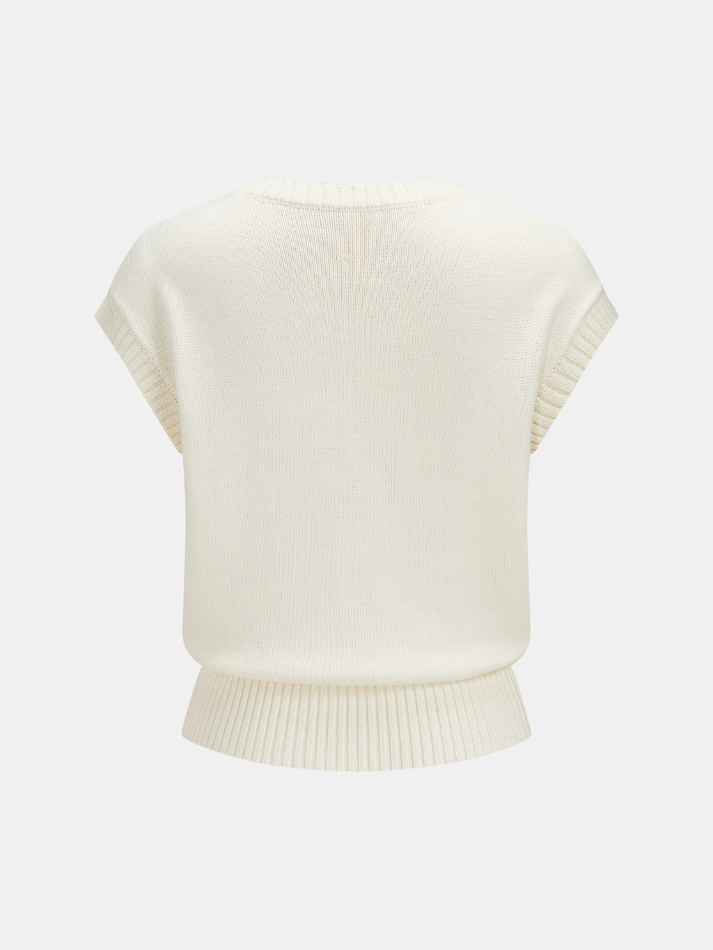 Napoleon Metal Detail Crew Neck Knit Top