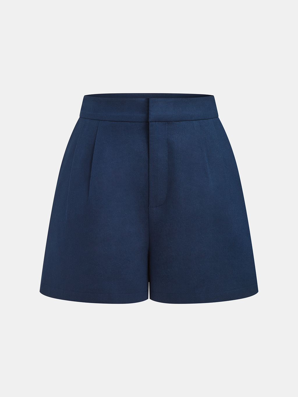Belted Tailored Vest & Shorts Set