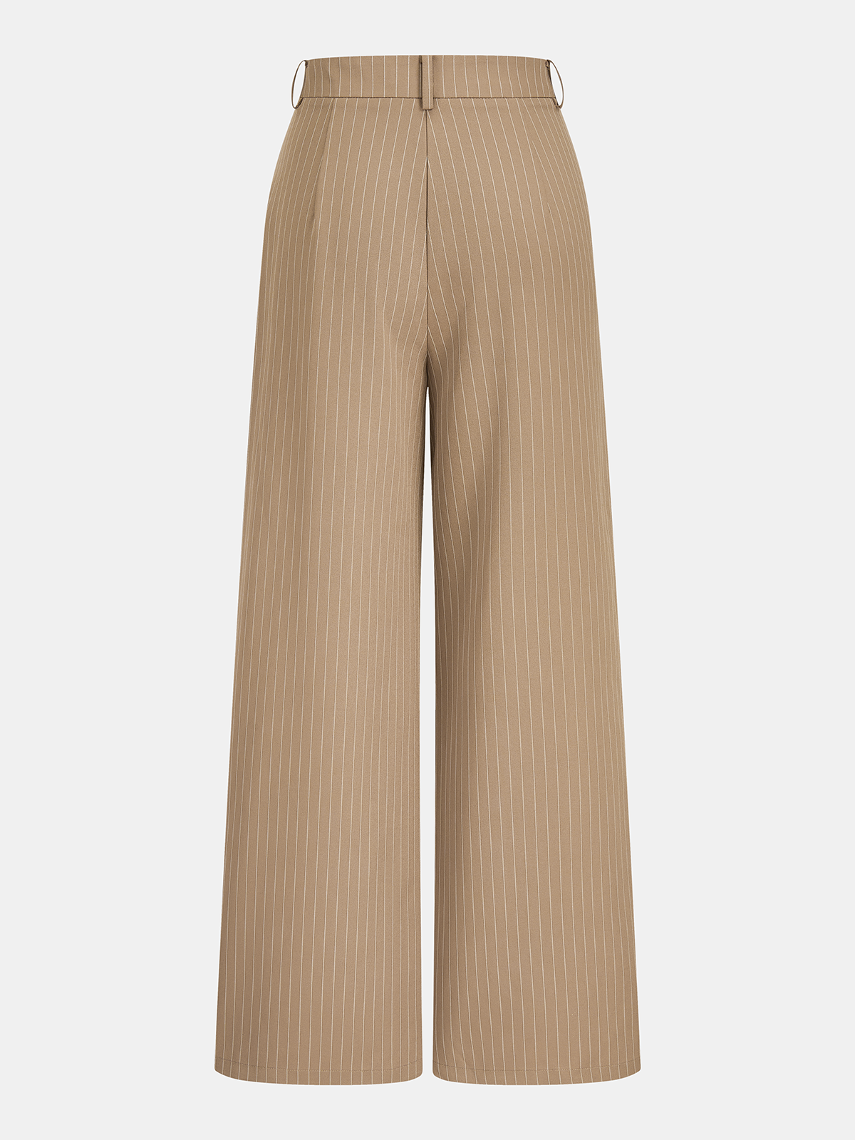Pinstripe Button-Front Cami Top & Pants Set