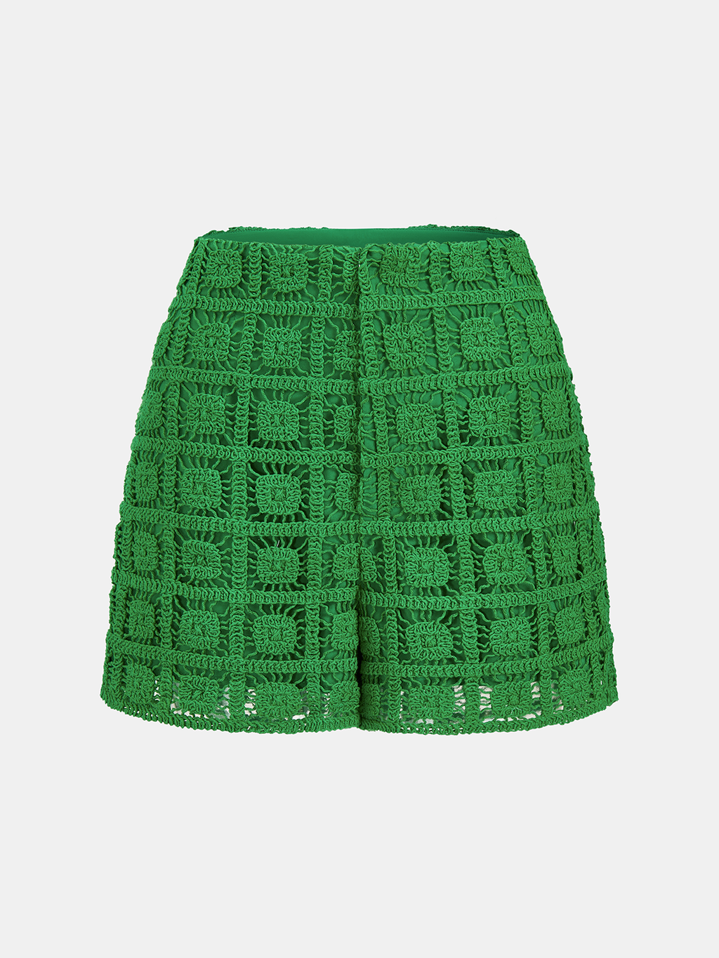 Twisted Crop Top & Crochet Shorts Set