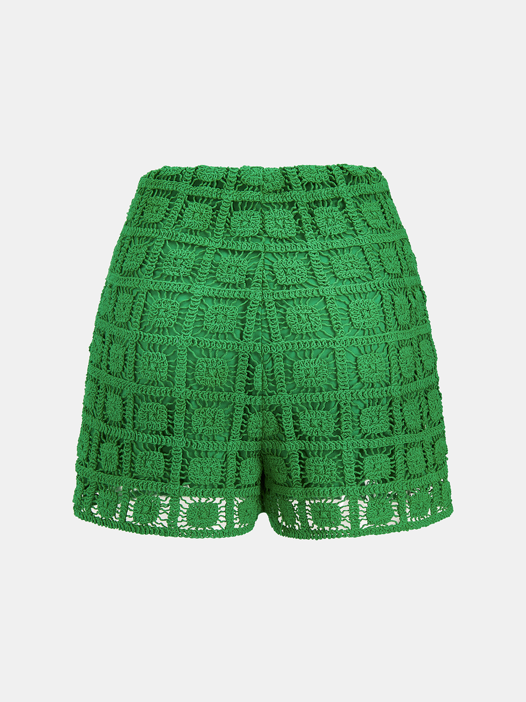 Twisted Crop Top & Crochet Shorts Set