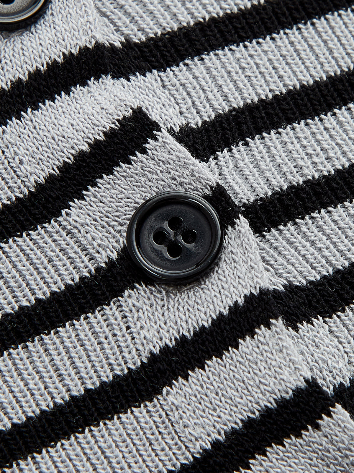 Striped V Neck Short Sleeve Knit Top