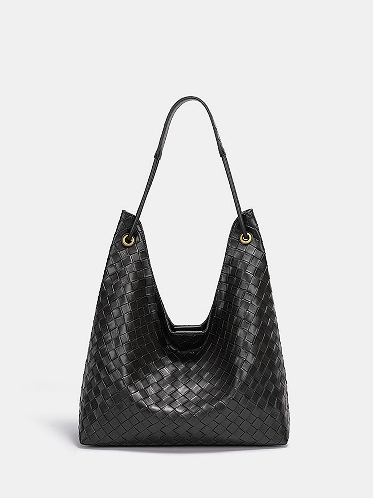 Woven Large Capacity Shoulder Tote Bag