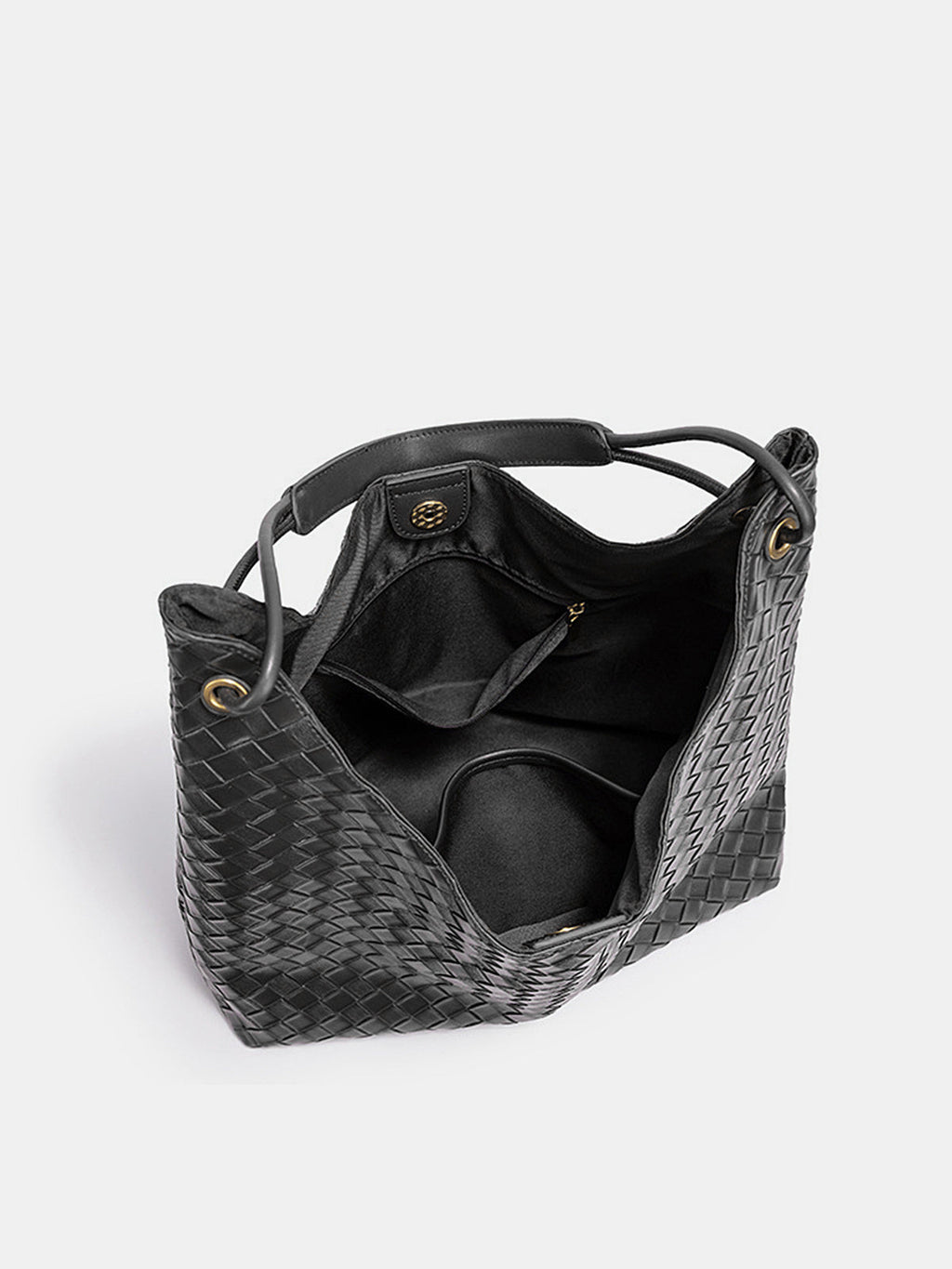 Woven Large Capacity Shoulder Tote Bag