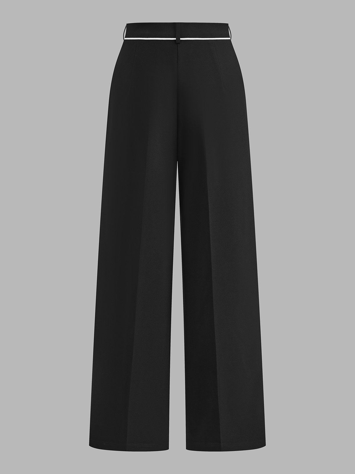 Contrast Piping Blazer Vest & Pants Set