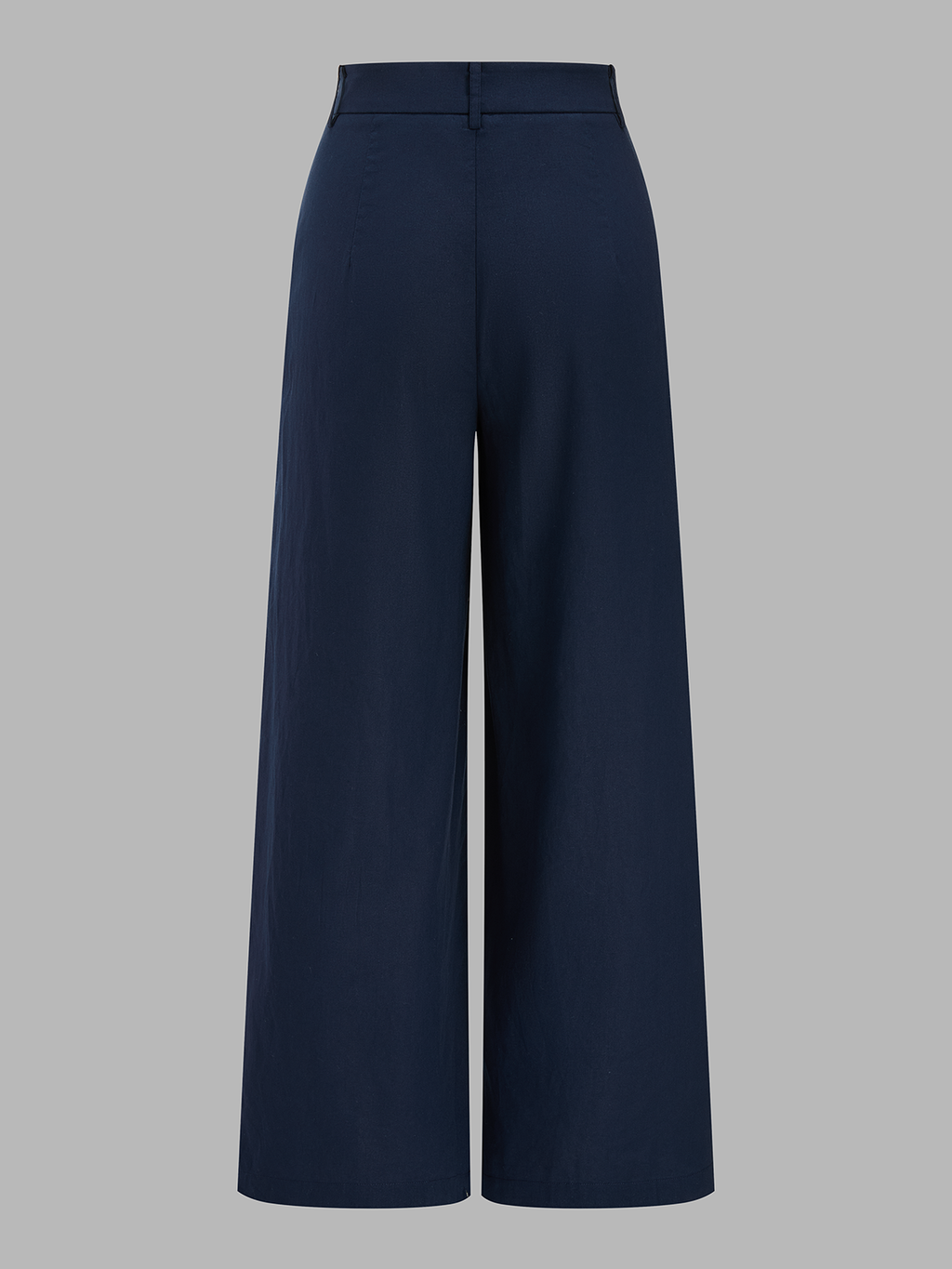 Cotton Linen Belted Strapless Top & Pants Set