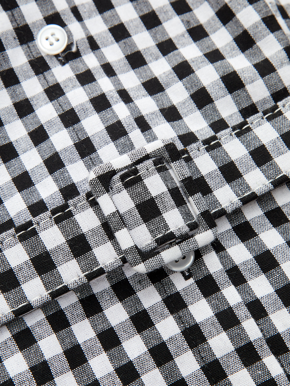 Gingham Collared Halter Belted Midi Dress