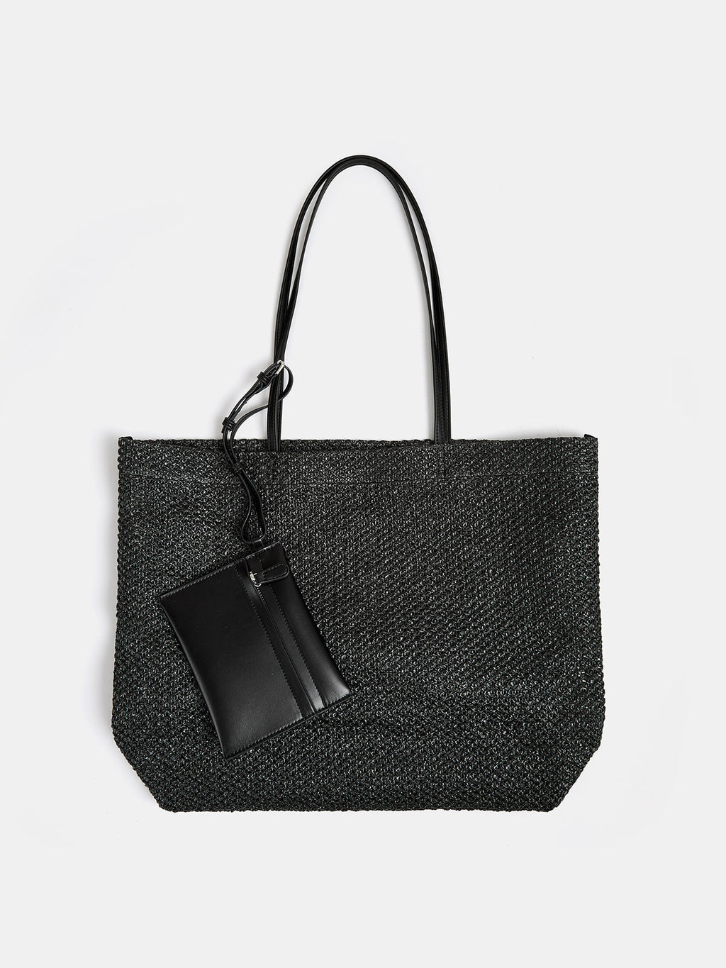 Woven Openwork Tote Bag