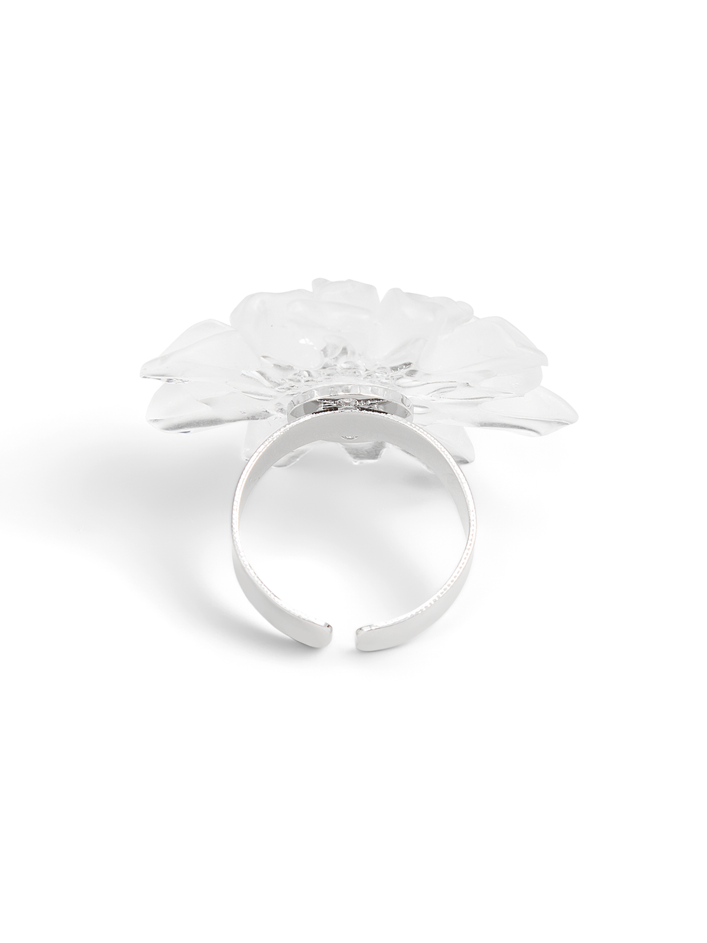 Large Flower Statement Open Ring