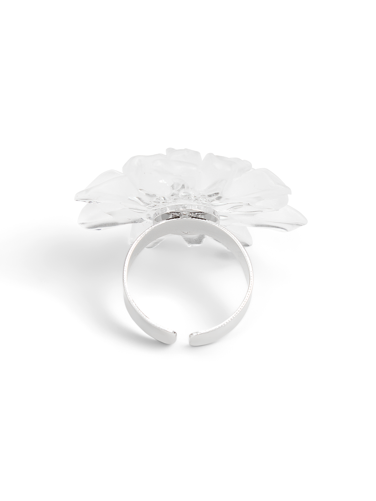 Large Flower Statement Open Ring