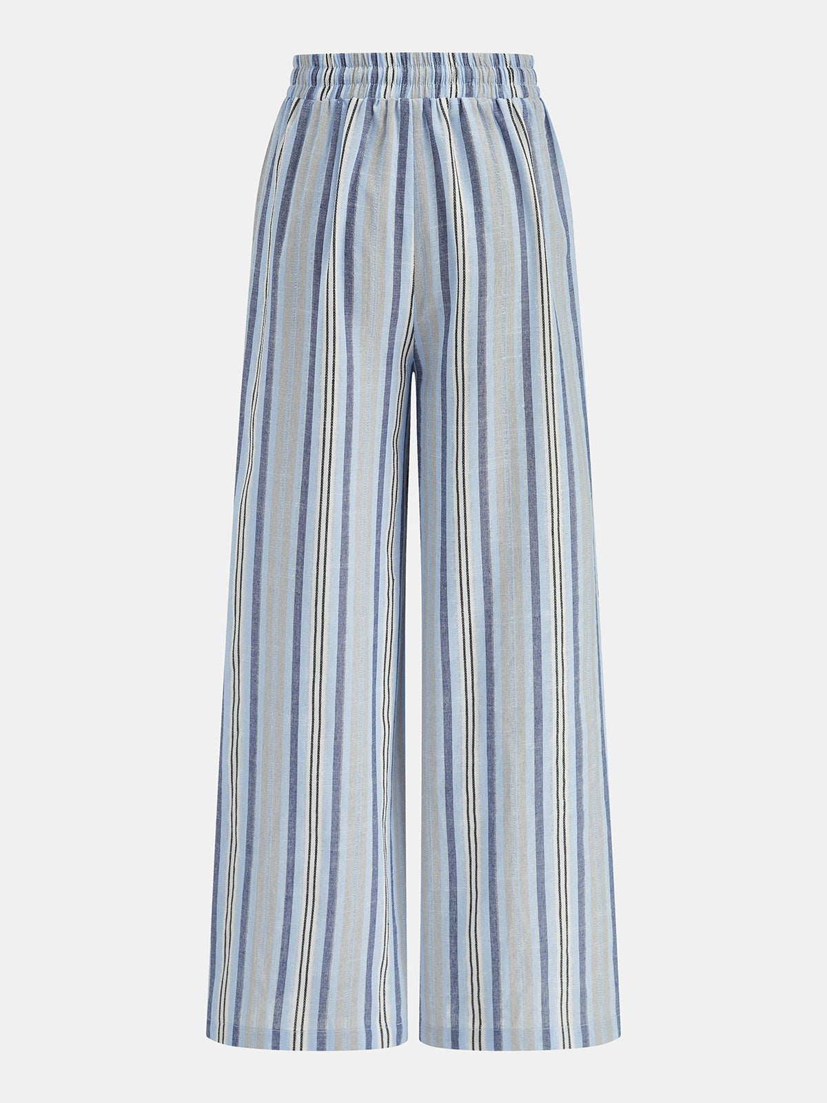 Striped Tube Top & Drawstring Pants Set