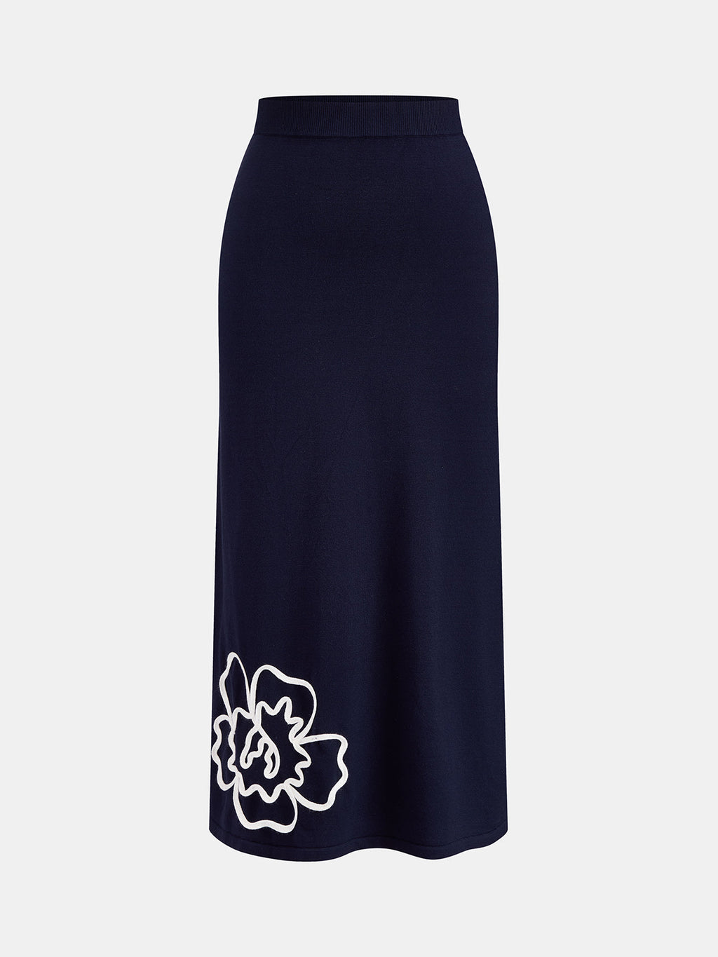 Floral Applique Knitted Co-Ord Set