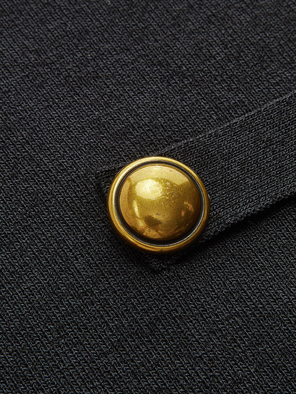 Metal Detail Napoleon Style Knit Vest