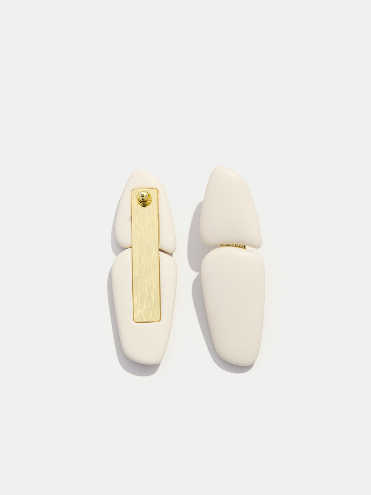 Irregular Geometric Resin Stud Earrings