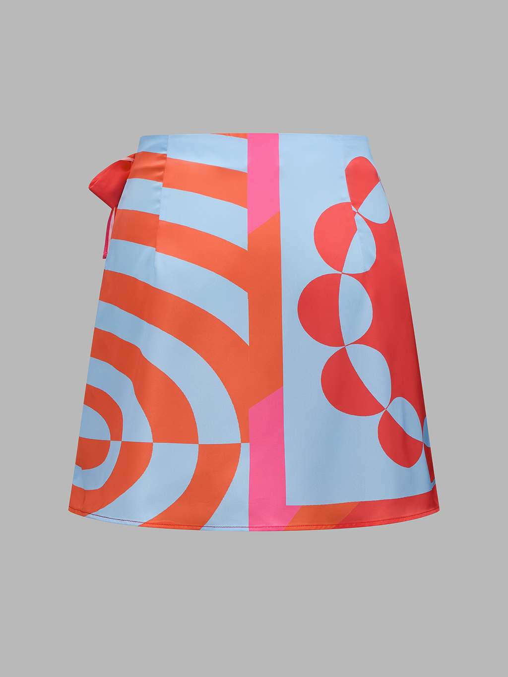 Cowl Neck Tank Top & Printed Skirt Set