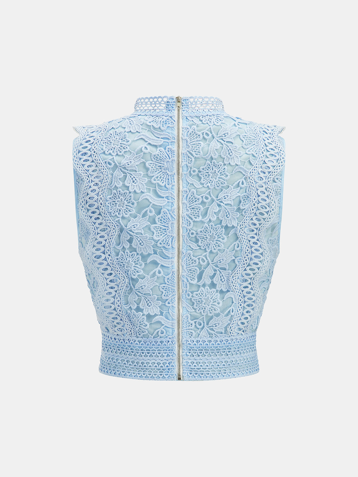 Guipure Lace Two Piece Shorts Set