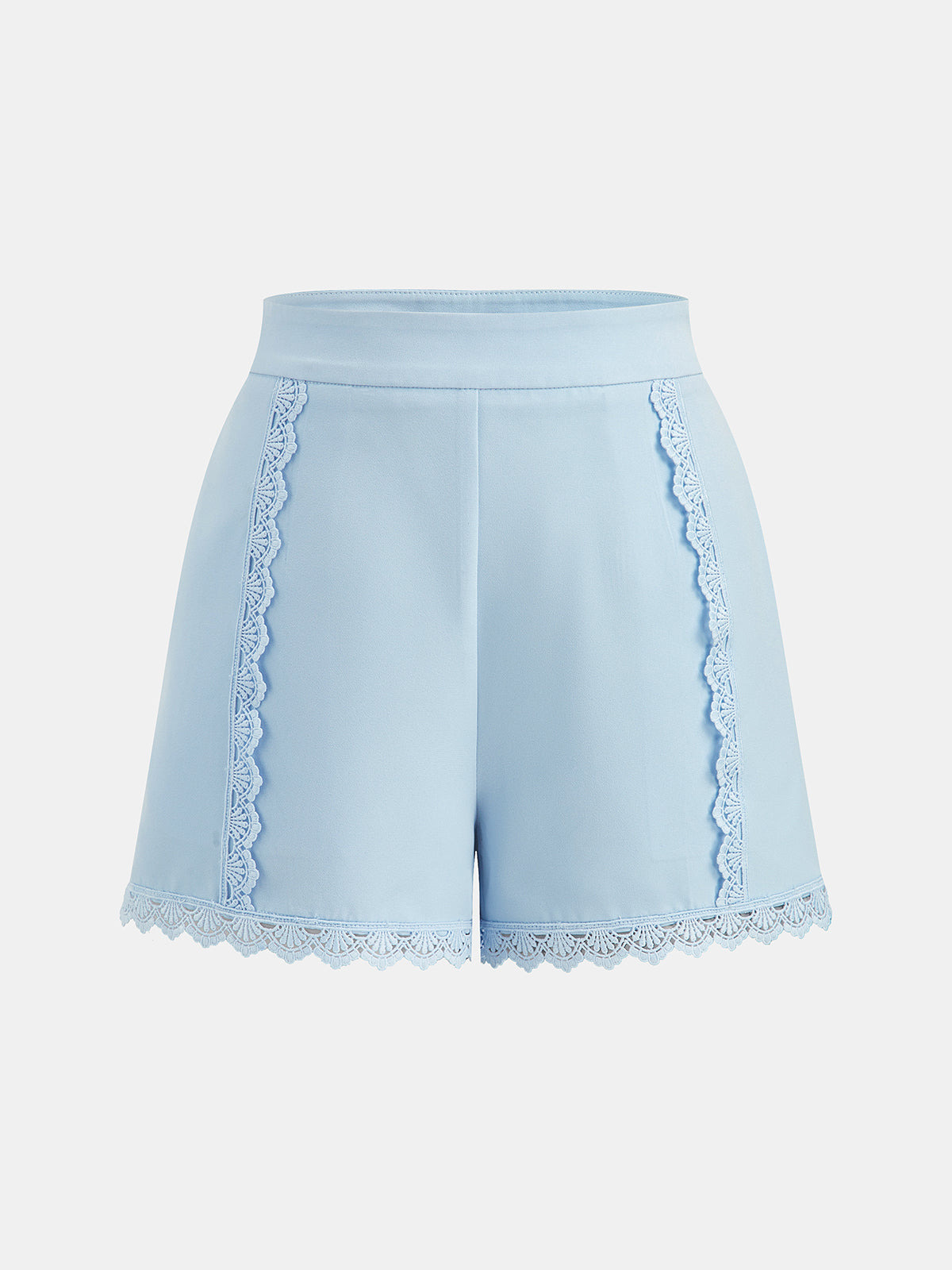 Guipure Lace Two Piece Shorts Set