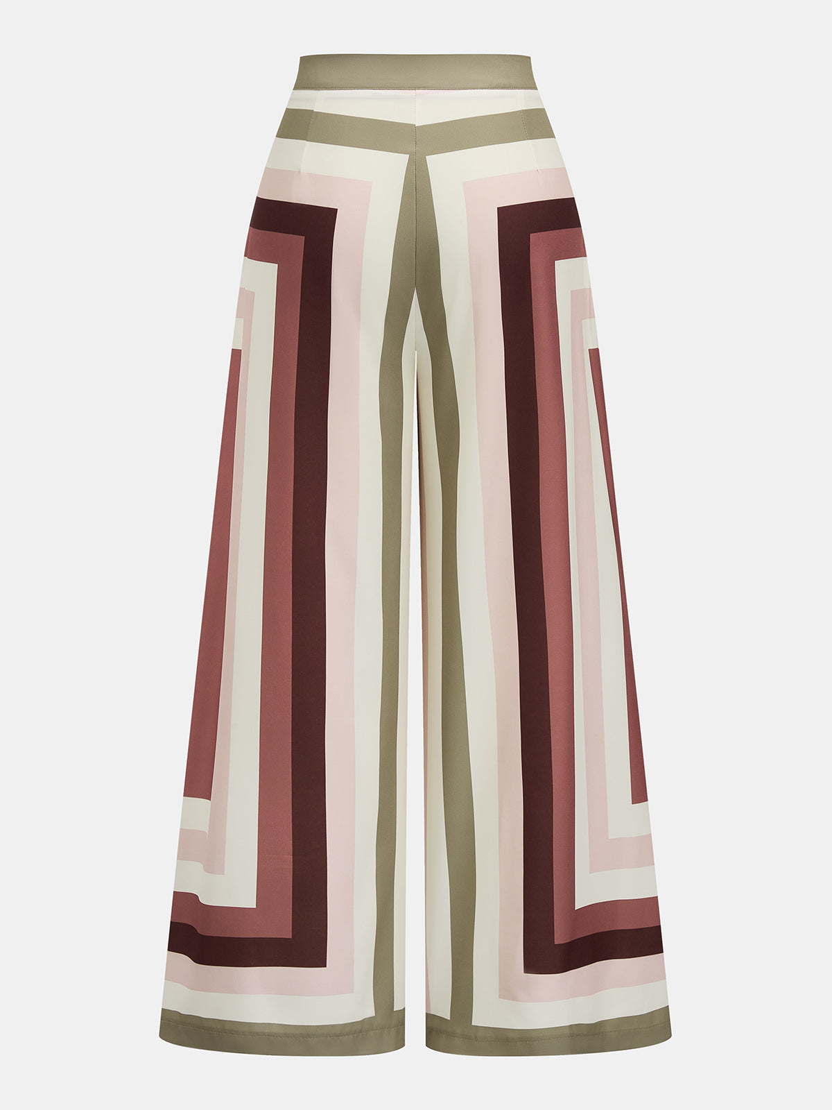 Geometric Print Halter Top & Pants Set