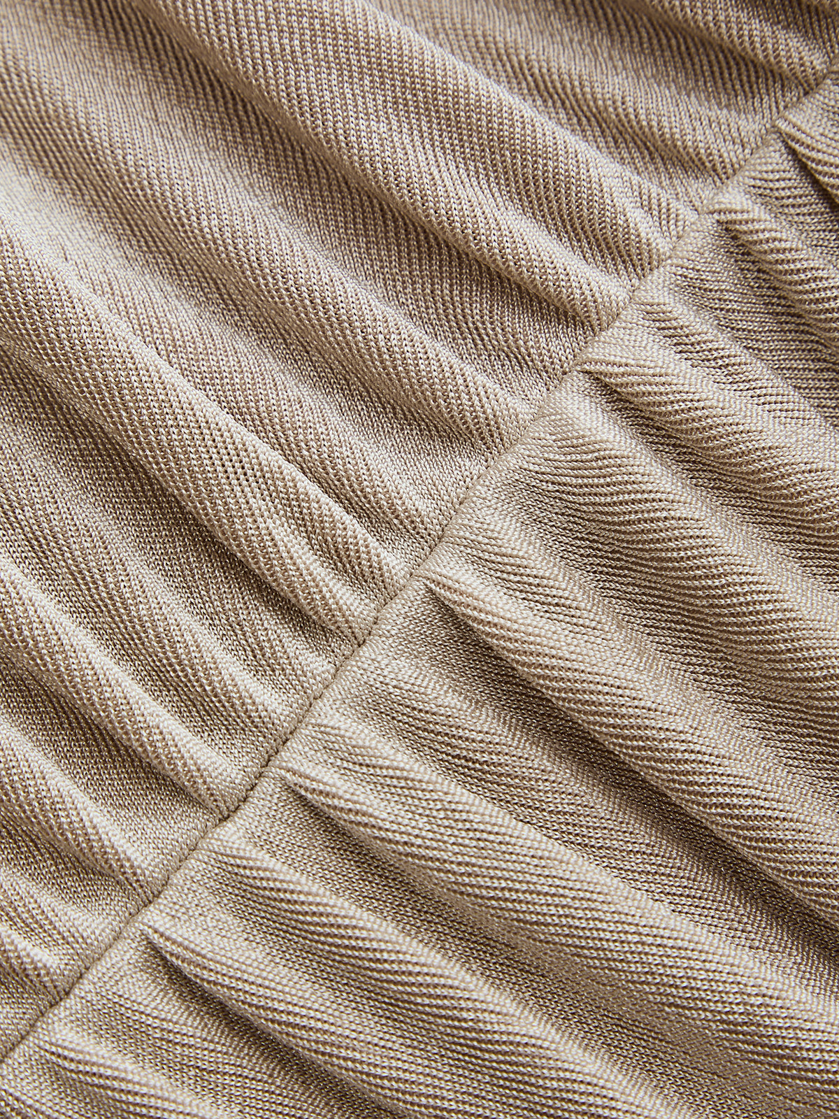 Draped Cape Ruched Slim Top