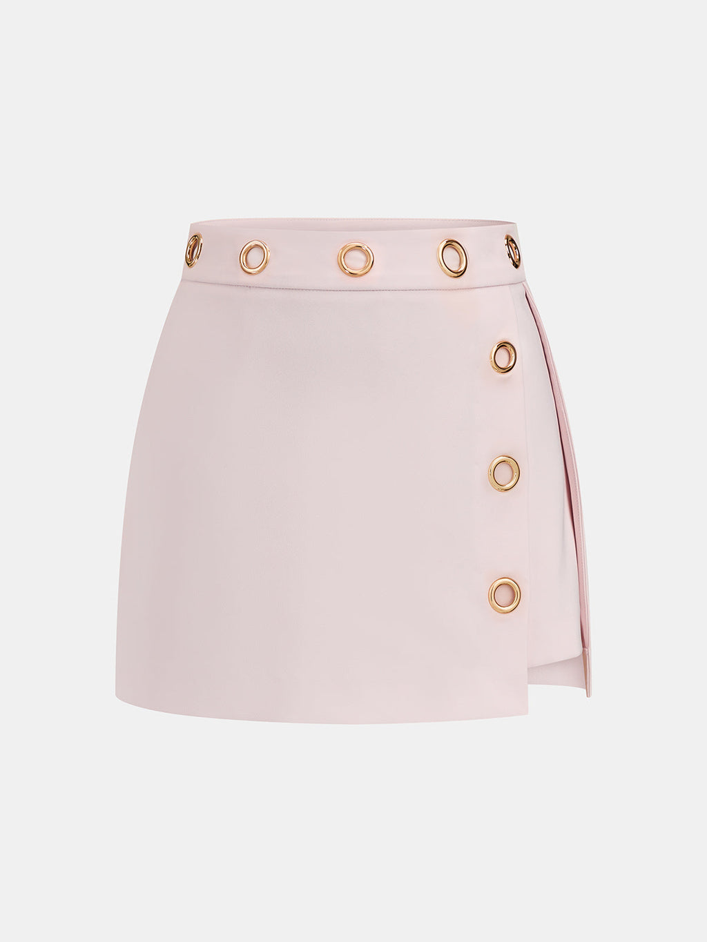 Metal Eyelet Two Piece Skirt Set