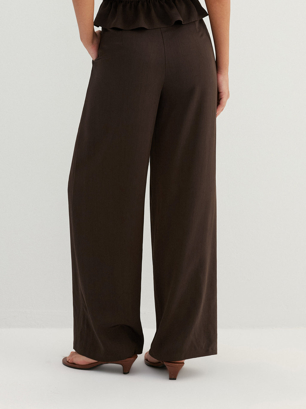 Cargo Sleeveless Shirt & Wide Leg Pant Set
