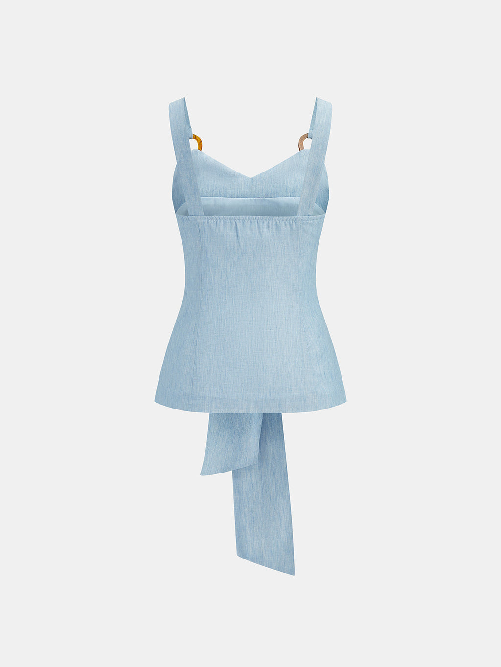 Ring Detail Tie-Waist Top & Pants Set