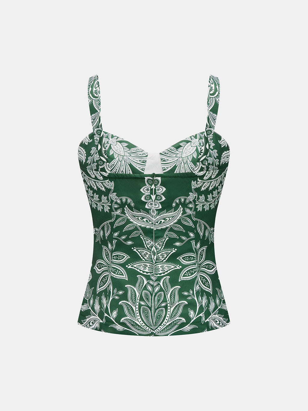 Paisley Print Sweetheart Cami Top