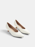 Pointed Toe Kitten Heel Pumps