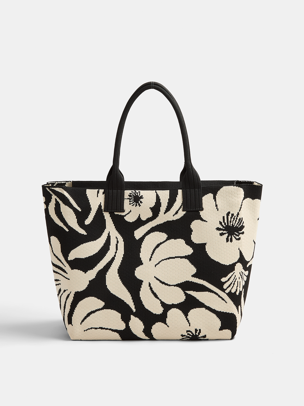Flower Pattern Large Tote Bag