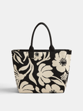 Flower Pattern Large Tote Bag