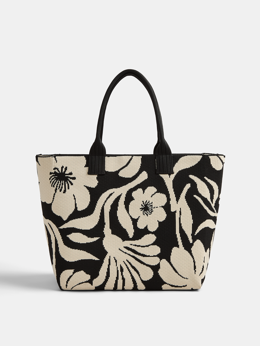 Flower Pattern Large Tote Bag