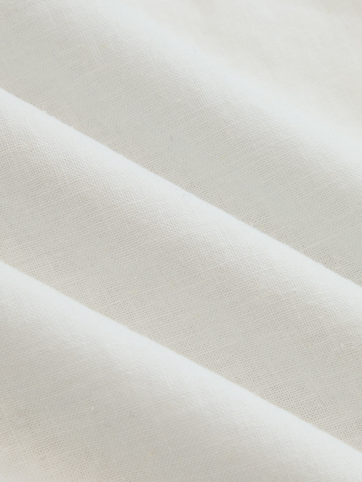 Contrast Trim Cotton Linen Two Piece Pants Set