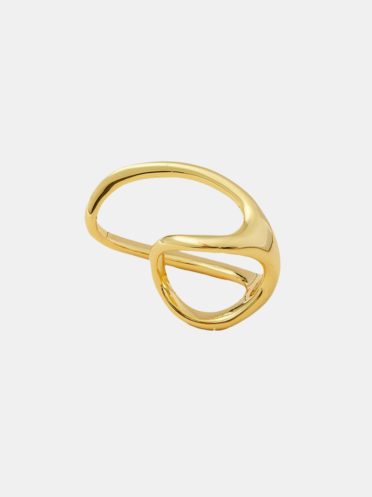 Minimalist Double Finger Statement Ring