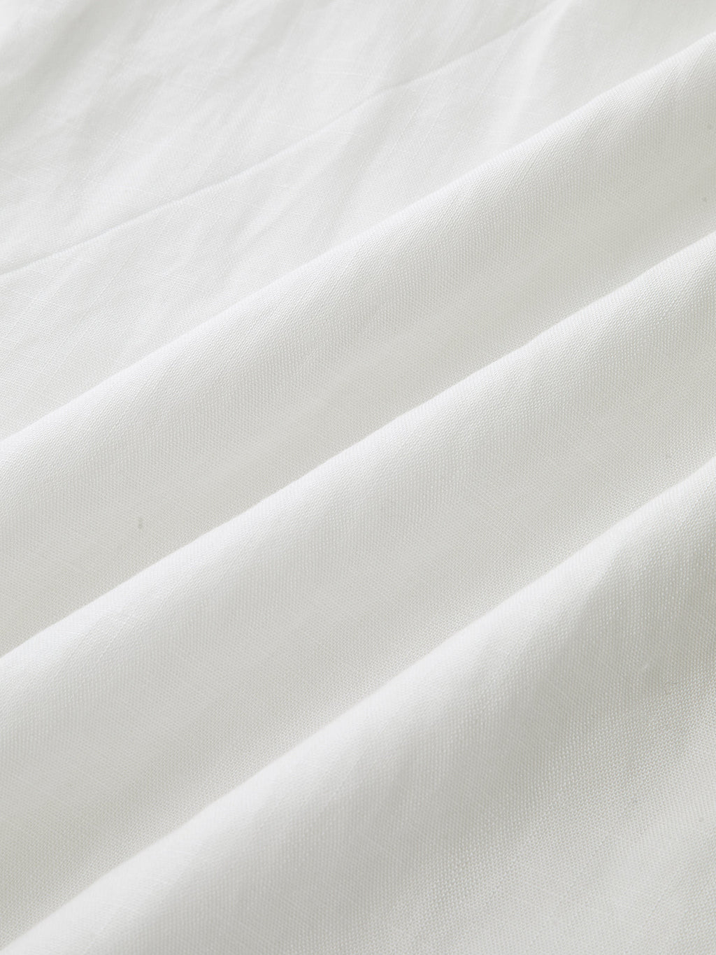 Circle Hollow Linen Blend Midi Dress